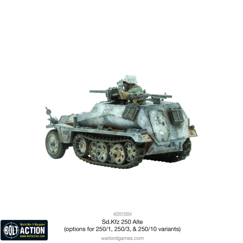 Bolt Action: Sd.Kfz 250 (Alte) Half-Track (options to make 250/1, 250/3 or 250/10 variants)