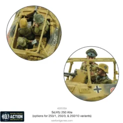 Bolt Action: Sd.Kfz 250 (Alte) Half-Track (options to make 250/1, 250/3 or 250/10 variants)