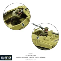 Bolt Action: Sd.Kfz 250 (Alte) Half-Track (options to make 250/1, 250/3 or 250/10 variants)
