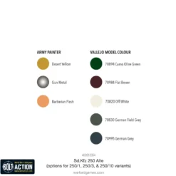 Bolt Action: Sd.Kfz 250 (Alte) Half-Track (options to make 250/1, 250/3 or 250/10 variants)