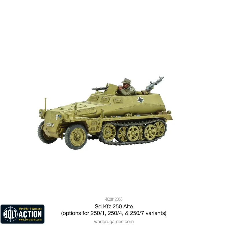 Bolt Action: Sd.Kfz 250 Alte (Options for 250/1, 250/4 & 250/7)