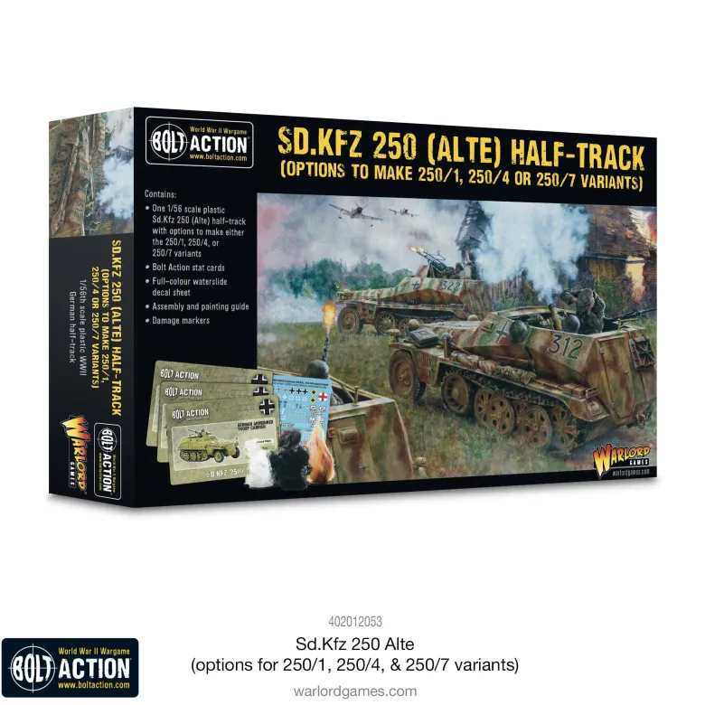 Bolt Action: Sd.Kfz 250 Alte (Options for 250/1, 250/4 & 250/7)