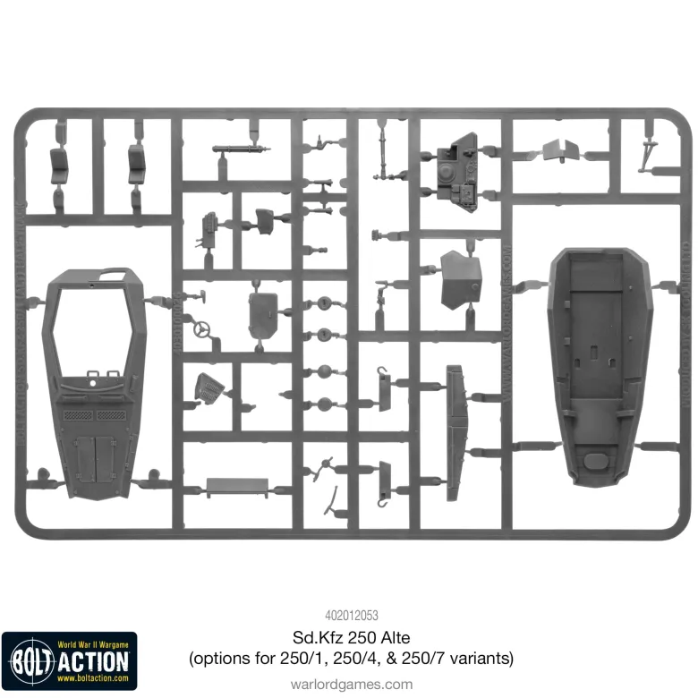 Bolt Action: Sd.Kfz 250 Alte (Options for 250/1, 250/4 & 250/7)