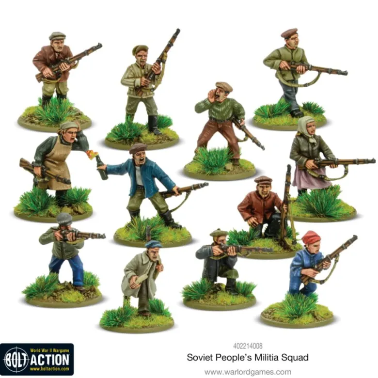 Bolt Action: Soviet Peoples Militia Squad