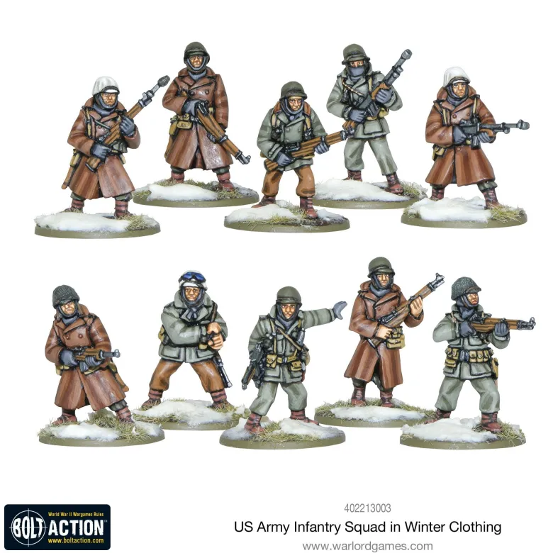 Bolt Action US Army Infantry Squad (Winter)