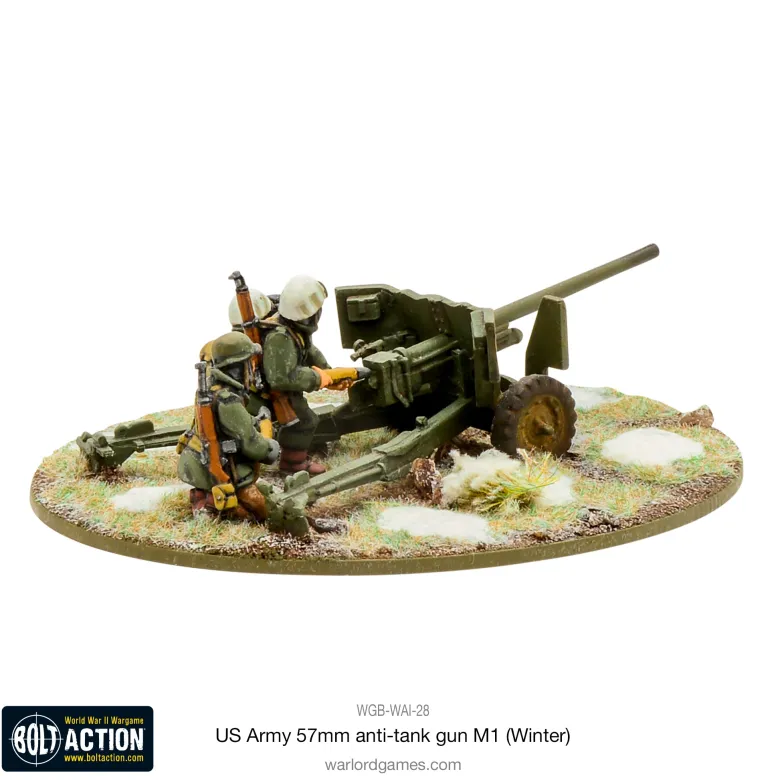 Bolt Action: US Army 57mm Anti-Tank Gun M1 (Winter)