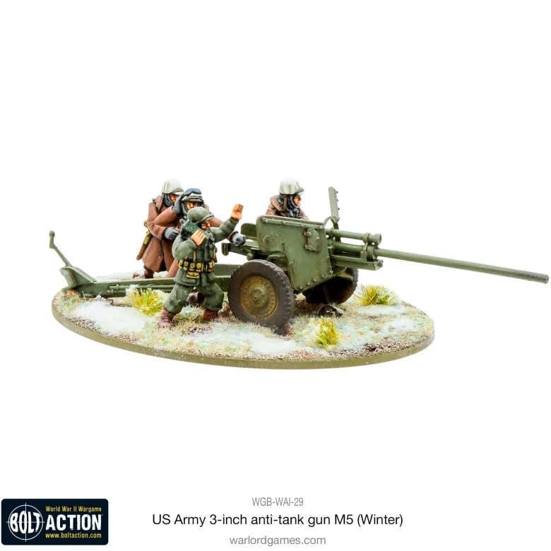 Bolt Action: US Army 57mm Anti-Tank Gun M1 (Winter)