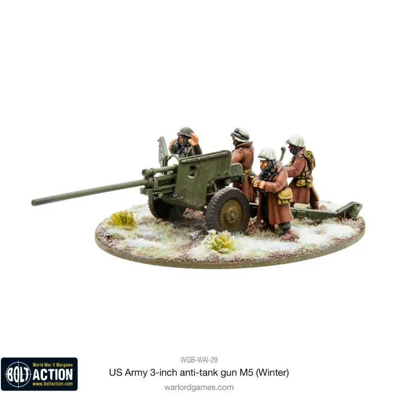 Bolt Action: US Army 57mm Anti-Tank Gun M1 (Winter)
