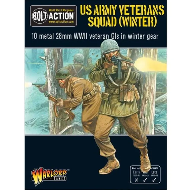 Bolt Action: US Army Veteran Squad (Winter)