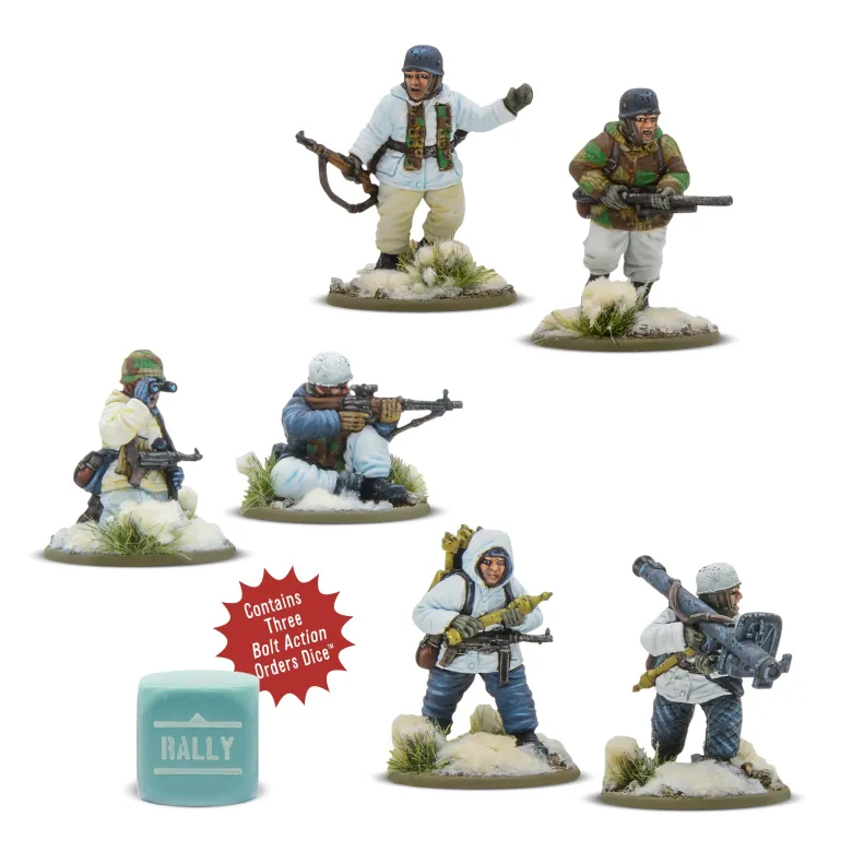 Bolt Action: Winter Fallschirmjäger Weapons Teams