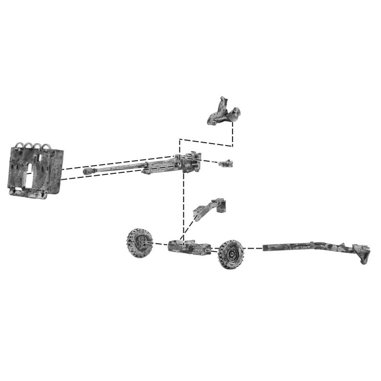 British Army 17 Pdr Anti-Tank Gun