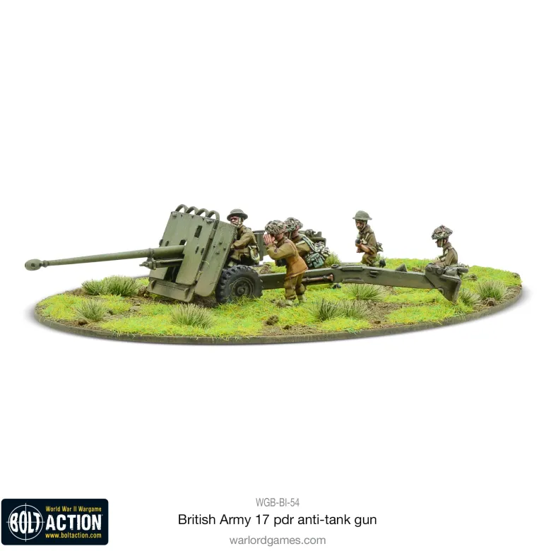 British Army 17 Pdr Anti-Tank Gun