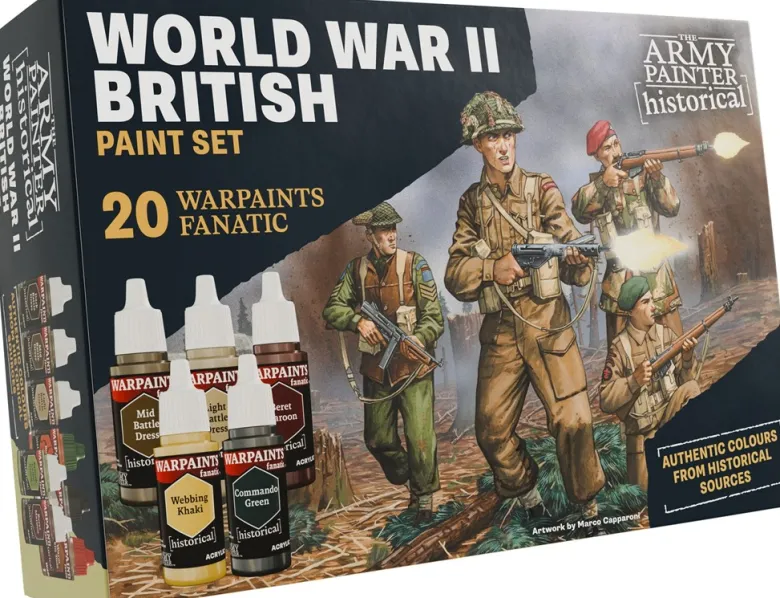 British Paint Set - World War II
