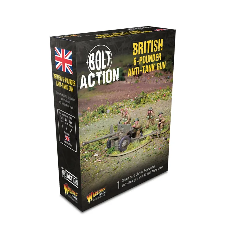 British 6-Pounder Anti-Tank Gun (plastic)