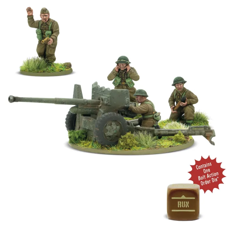 British 6-Pounder Anti-Tank Gun (plastic)