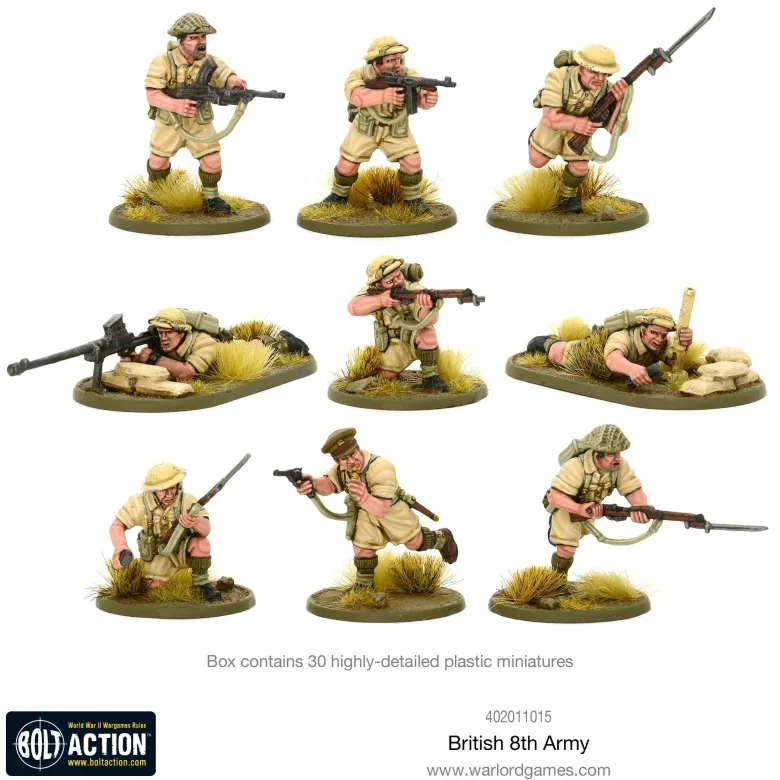 British 8th Army Infantry