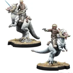 Captain Solo & Luke Skywalker on Tauntaun