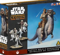 Captain Solo & Luke Skywalker on Tauntaun