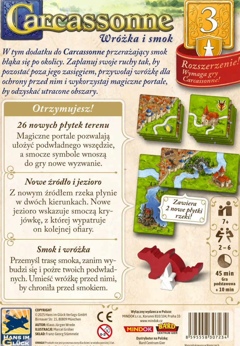 Carcassonne 3ed: 03 Wróżka i Smok