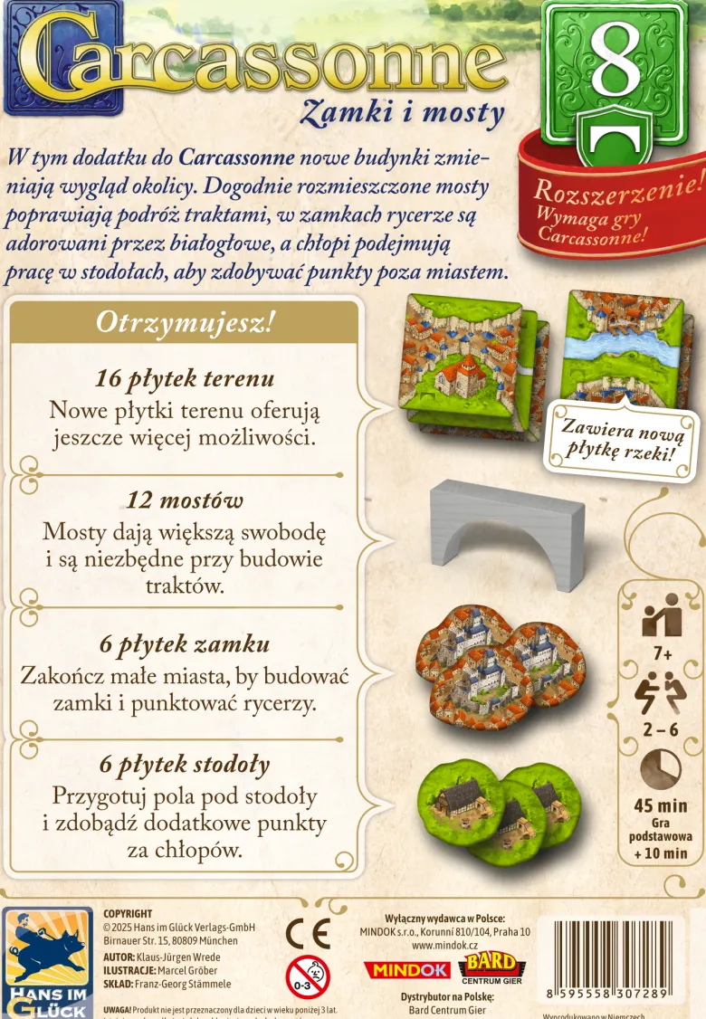 Carcassonne 3ed: 08 Zamki i Mosty