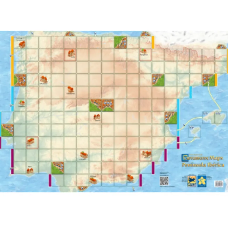 Carcassonne Maps: Peninsula Iberica