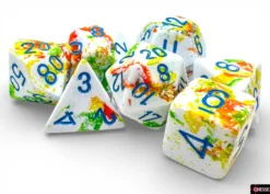 Chessex Brush Polyhedral Breezy/blue 7-Die Set