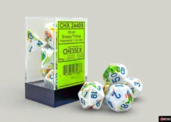 Chessex Brush Polyhedral Breezy/blue 7-Die Set