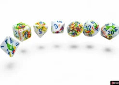 Chessex Brush Polyhedral Breezy/blue 7-Die Set