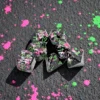 Chessex Brush Polyhedral Paintball/green 7-Die Set