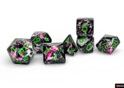 Chessex Brush Polyhedral Paintball/green 7-Die Set
