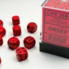 Chessex Opaque Red/Black Set of 36 d6 (12mm)