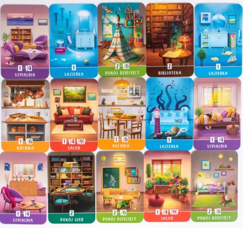 Domek + 3 żetony -"Bocian", "Auto", #Shelfie