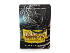 Dragon Shield Japanese (59x86mm) Art Sleeves - Classic Black (60 Sleeves)