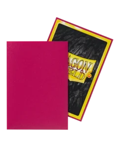 Dragon Shield Japanese (59x86mm) Sleeves - Matte Magenta (60 Sleeves)