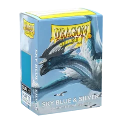 Dragon Shield Matte Dual: Sky Blue & Silver