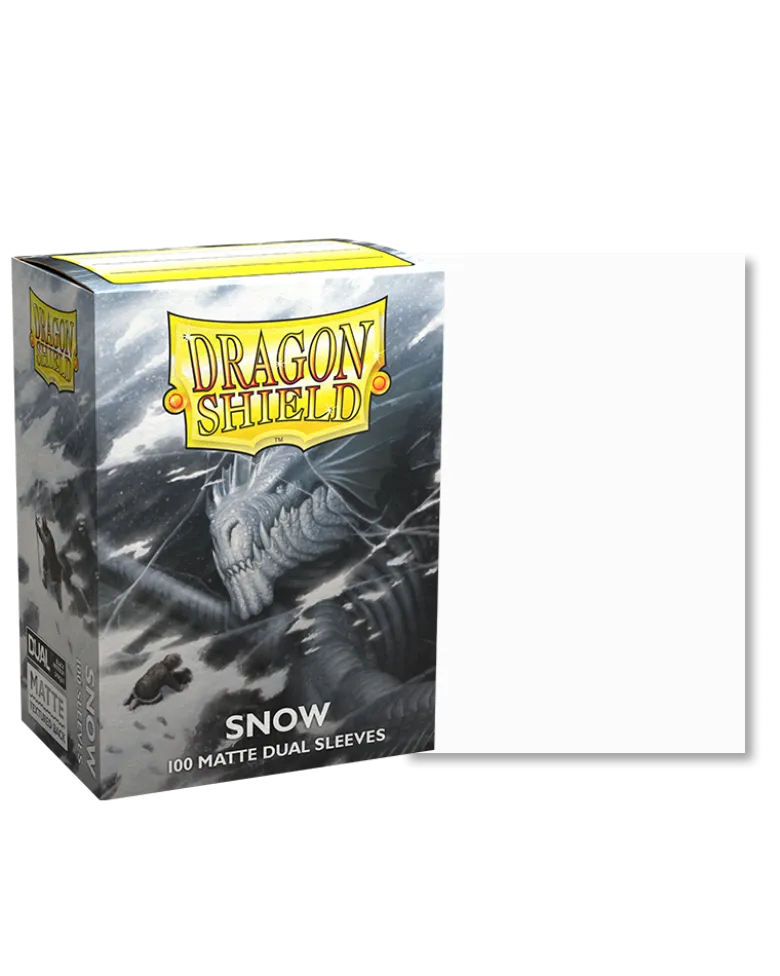 Dragon Shield Matte Dual: Snow