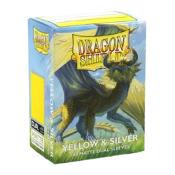 Dragon Shield Matte Dual: Yellow & Silver