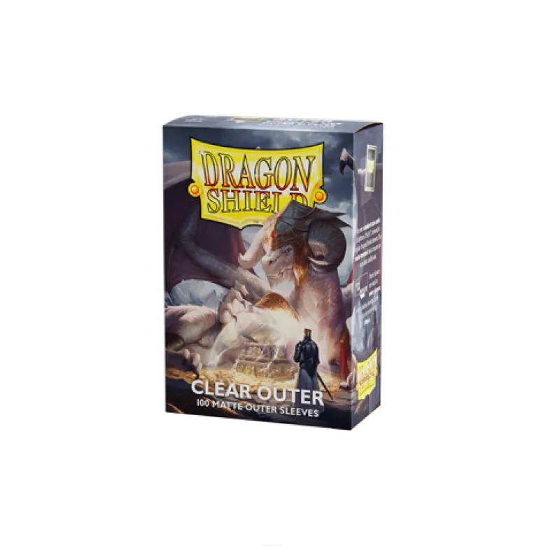 Dragon Shield Matte: Outer Sleeves - Clear