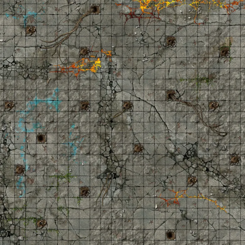 Dungeon Gaming Mat 2'x 2' / 60cm x 60cm