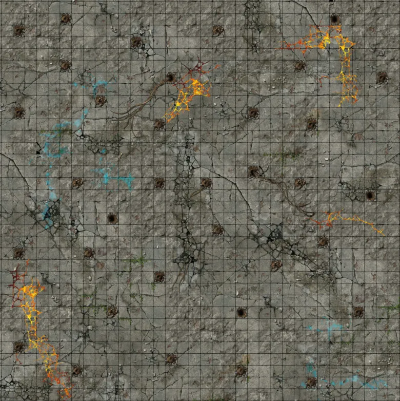 Dungeon Gaming Mat 3'x 3' / 90cm x 90cm