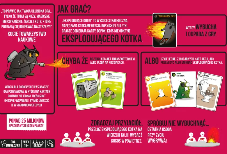 Eksplodujące Kotki: Edycja tylko dla dorosłych