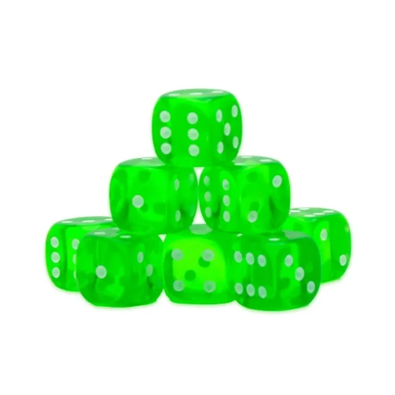 Emerald D6 Dice