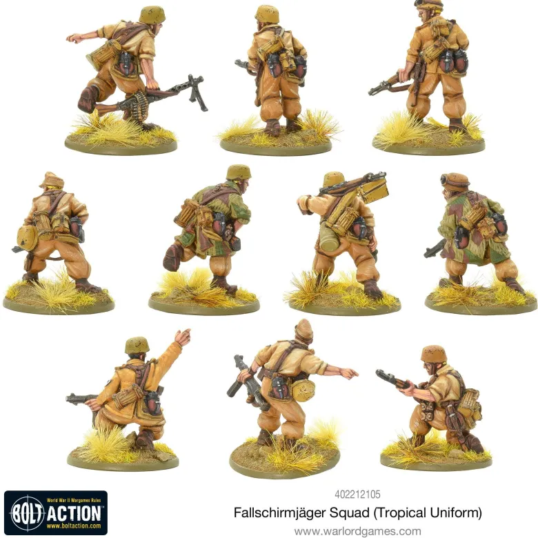 Fallschirmjager Squad (Tropical Uniform)