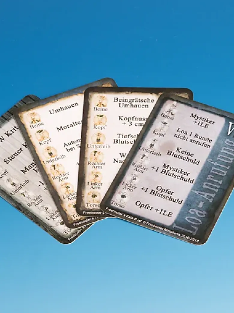 Freebooter's Fate - Game Cards #2 - English, German