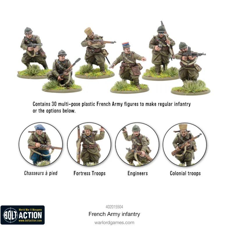 French Army infantry