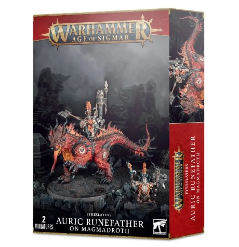 Fyreslayers: Auric Runefather on Mugmadroth