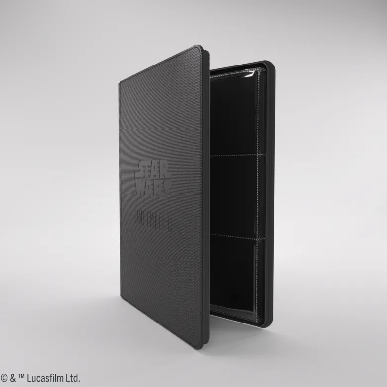 Gamegenic: Star Wars Unlimited Card Game - Zip-Up Album 18-Pocket - Black