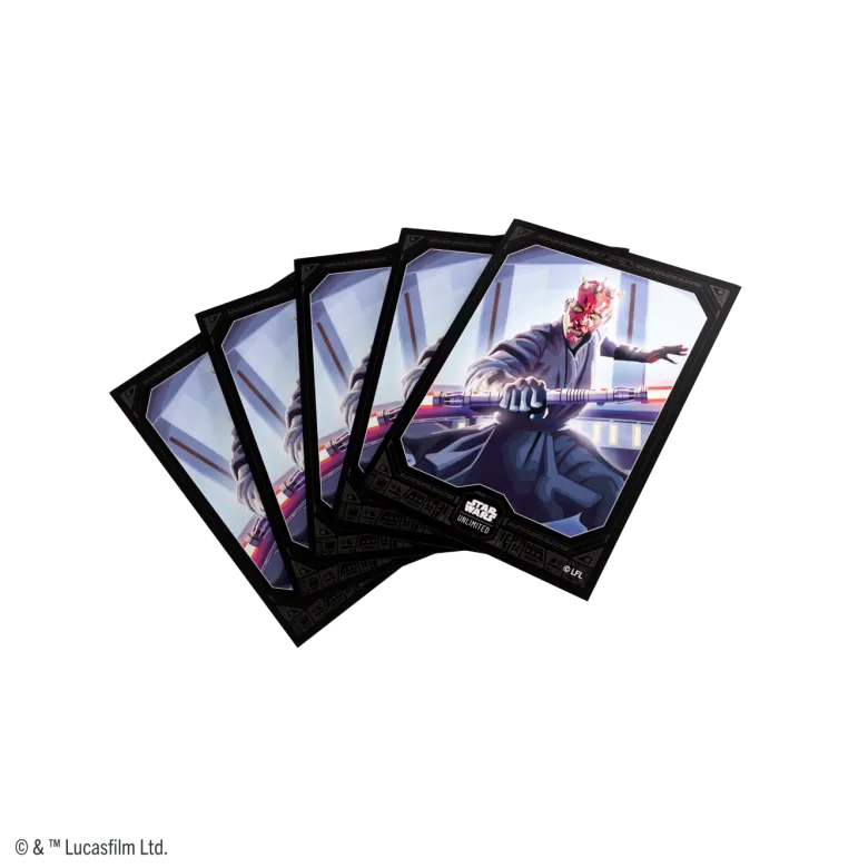 Gamegenic: Star Wars Unlimited Card Game - Premium Art Sleeves - Darth Maul
