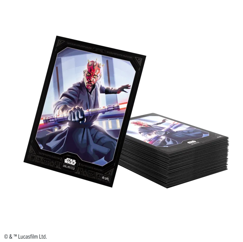 Gamegenic: Star Wars Unlimited Card Game - Premium Art Sleeves - Darth Maul