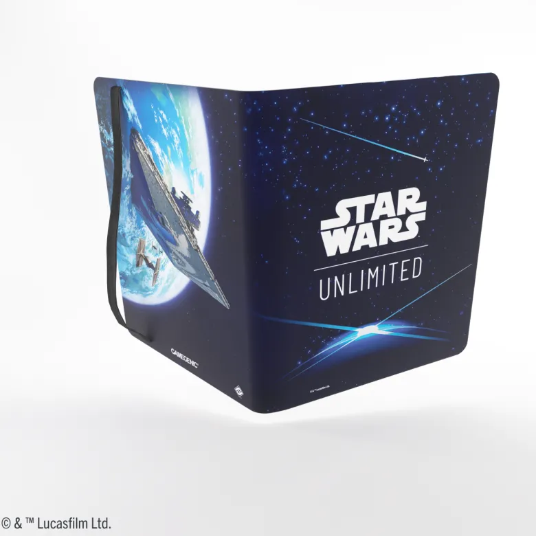 Gamegenic: Star Wars Unlimited Card Game - 18-Pocket Album - Card Back Blue